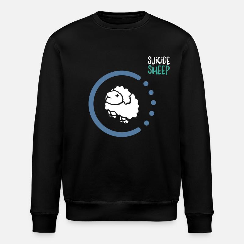 Mr Suicide Sheep - Sweat bio ROLLER Stanley/Stella Unisexe - noir