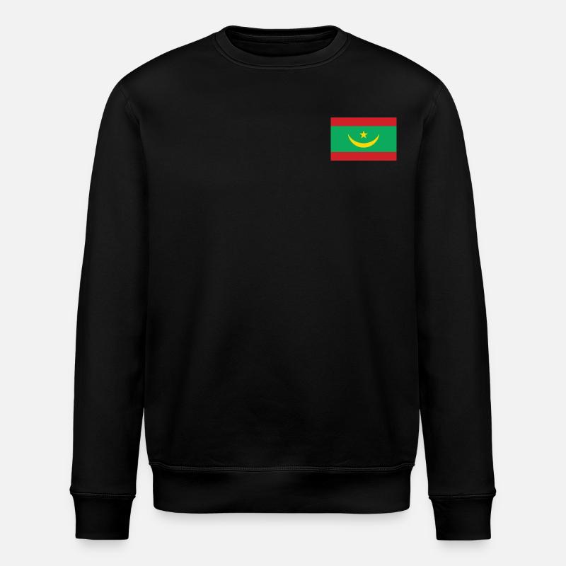 Drapeau de la Mauritanie - Sweat bio ROLLER Stanley/Stella Unisexe - noir