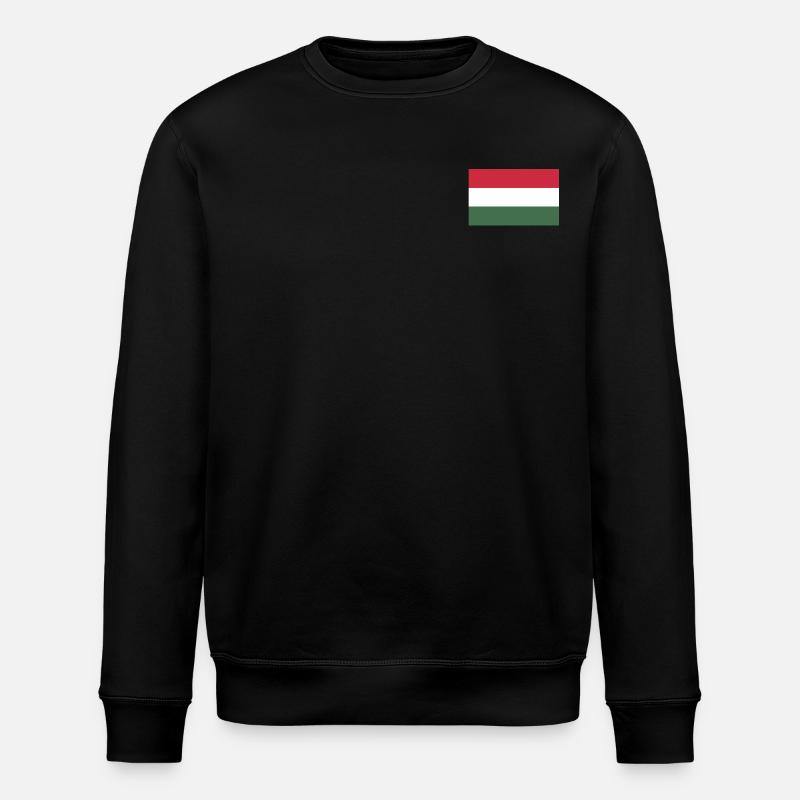 Drapeau de la Hongrie - Sweat bio ROLLER Stanley/Stella Unisexe - noir