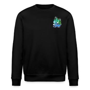 Winter Pick-Up Weihnachtsprint - Stanley/Stella Unisex Bio-Sweatshirt ROLLER - Schwarz - Vorne - Nik (191cm)