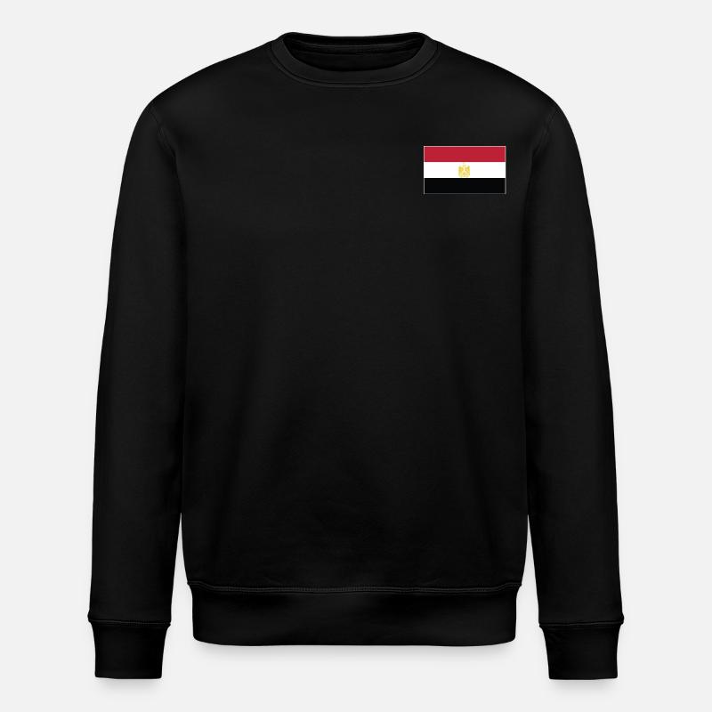 Ägypten Flagge - Stanley/Stella Unisex Bio-Sweatshirt ROLLER - Schwarz