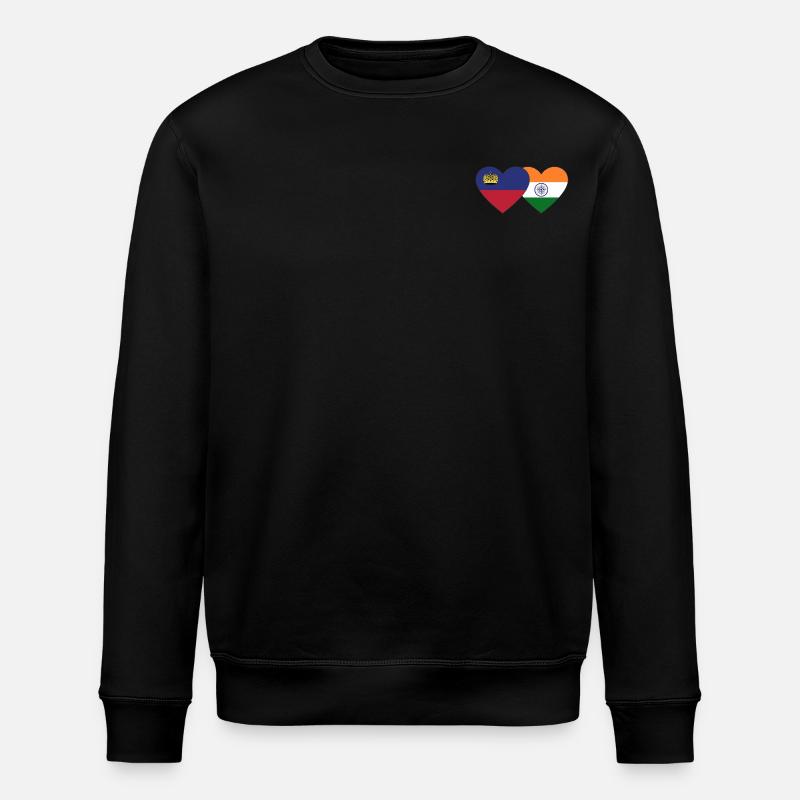 Liechtenstein Inde Drapeau - Sweat bio ROLLER Stanley/Stella Unisexe - noir
