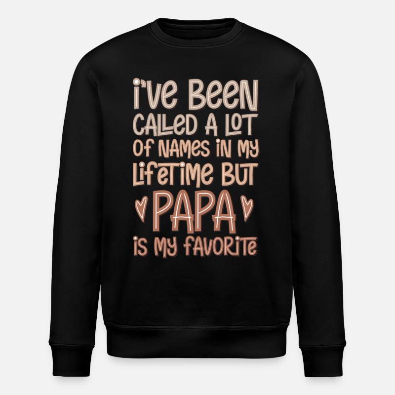 On m’a appelé papa - Sweat bio ROLLER Stanley/Stella Unisexe - noir