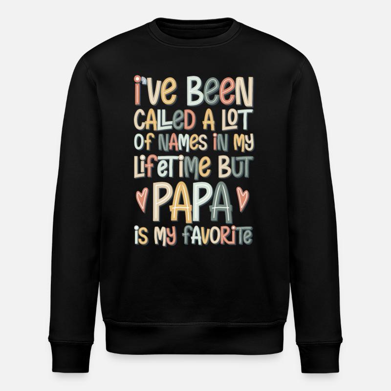 i've been called papa - Stanley/Stella Unisex Bio-Sweatshirt ROLLER - Schwarz