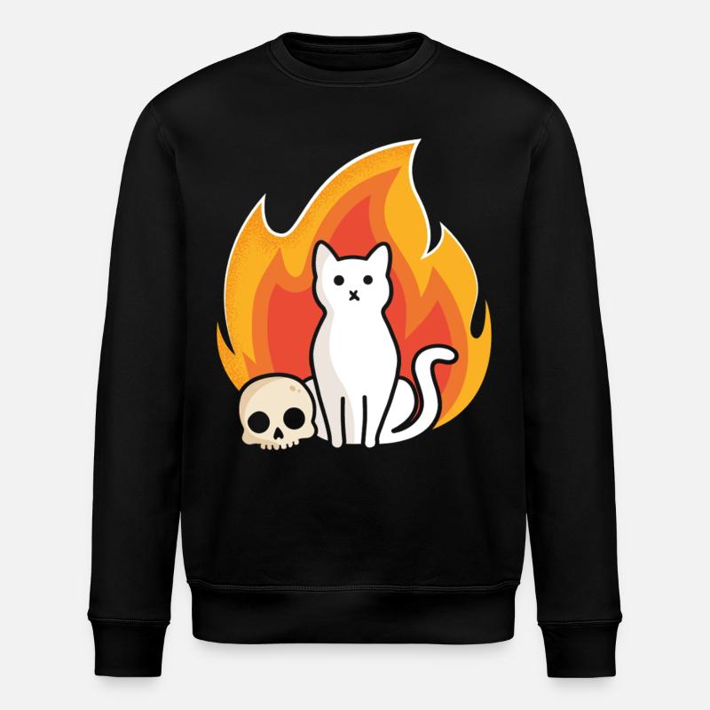 Ronronnement - Sweat bio ROLLER Stanley/Stella Unisexe - noir