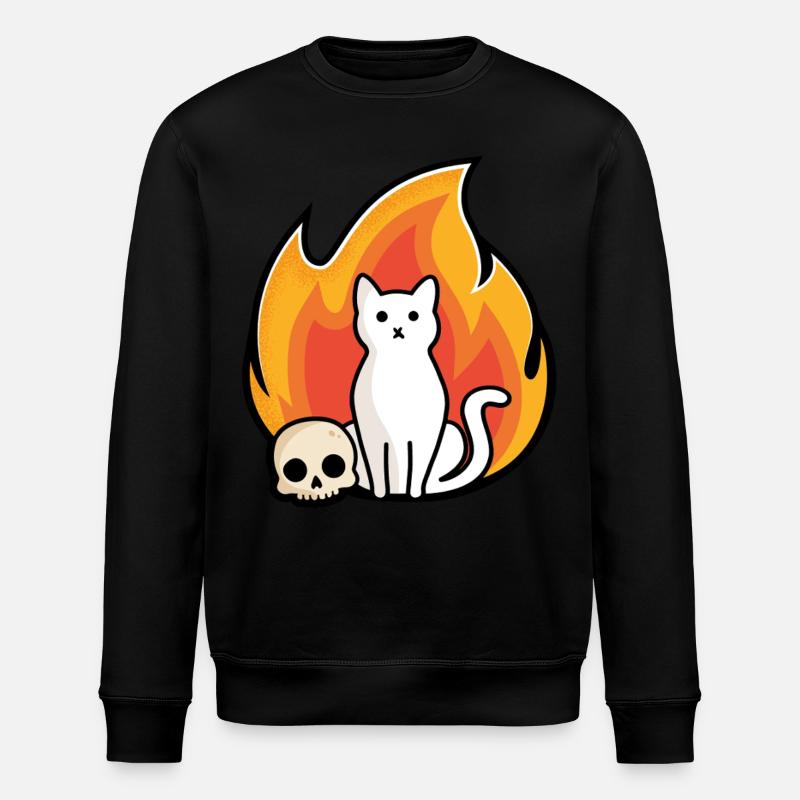 Ronronnement - Sweat bio ROLLER Stanley/Stella Unisexe - noir