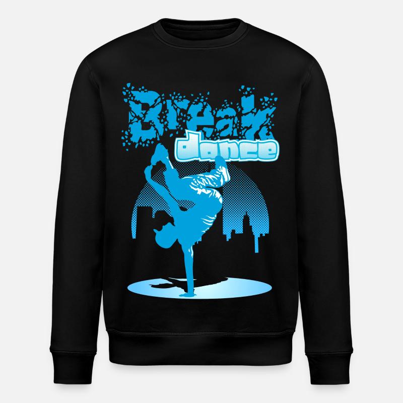 City breakdance - Stanley/Stella Unisex Bio-Sweatshirt ROLLER - Schwarz