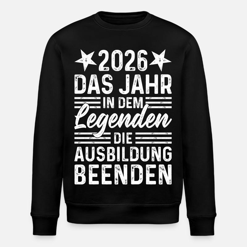 2026 Year Legends Finish Education - Stanley/Stella ROLLER Unisex Organic Sweatshirt - black