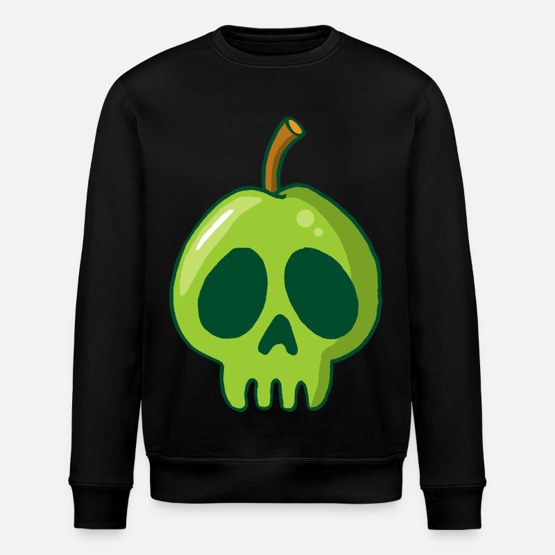 Crâne de pomme - Sweat bio ROLLER Stanley/Stella Unisexe - noir