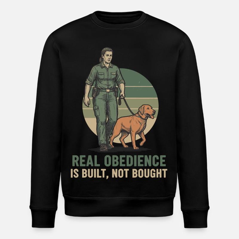 Hundetraining Obedience Statement - Stanley/Stella Unisex Bio-Sweatshirt ROLLER - Schwarz