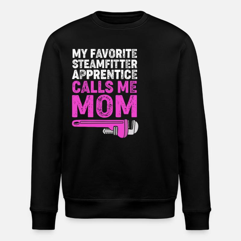 Industrial Locksmith Pipe - Stanley/Stella ROLLER Unisex Organic Sweatshirt - black