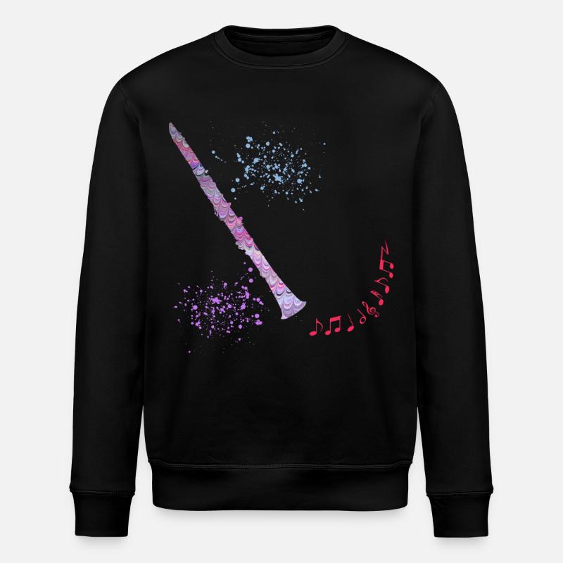 clarinette e 62 - Sweat bio ROLLER Stanley/Stella Unisexe - noir