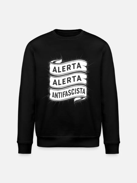 FCKNZS Against Fascism - Stanley/Stella ROLLER Unisex Organic Sweatshirt - black