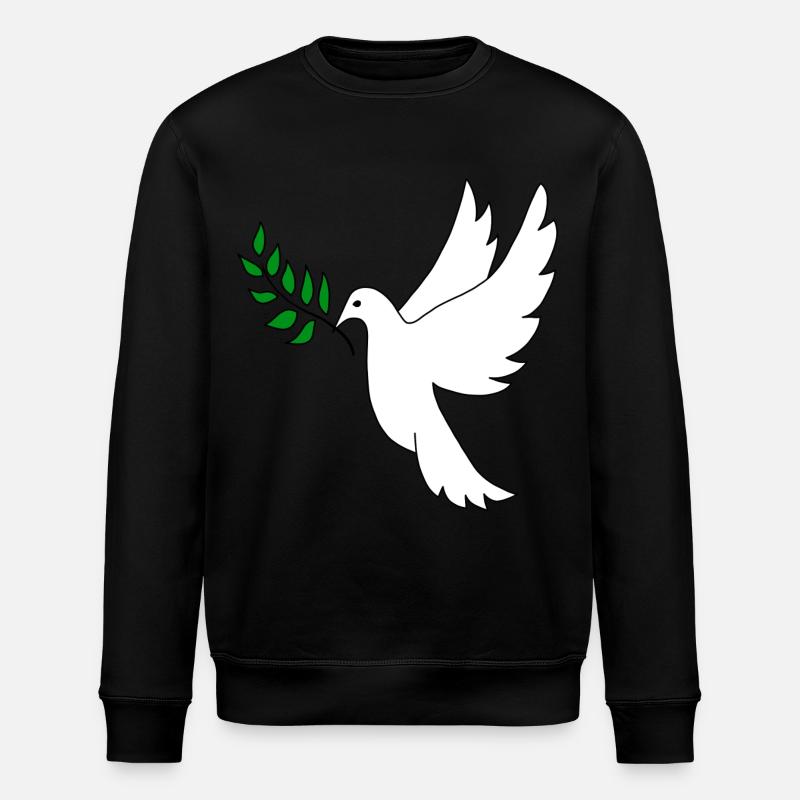 Vol de la paix - Sweat bio ROLLER Stanley/Stella Unisexe - noir