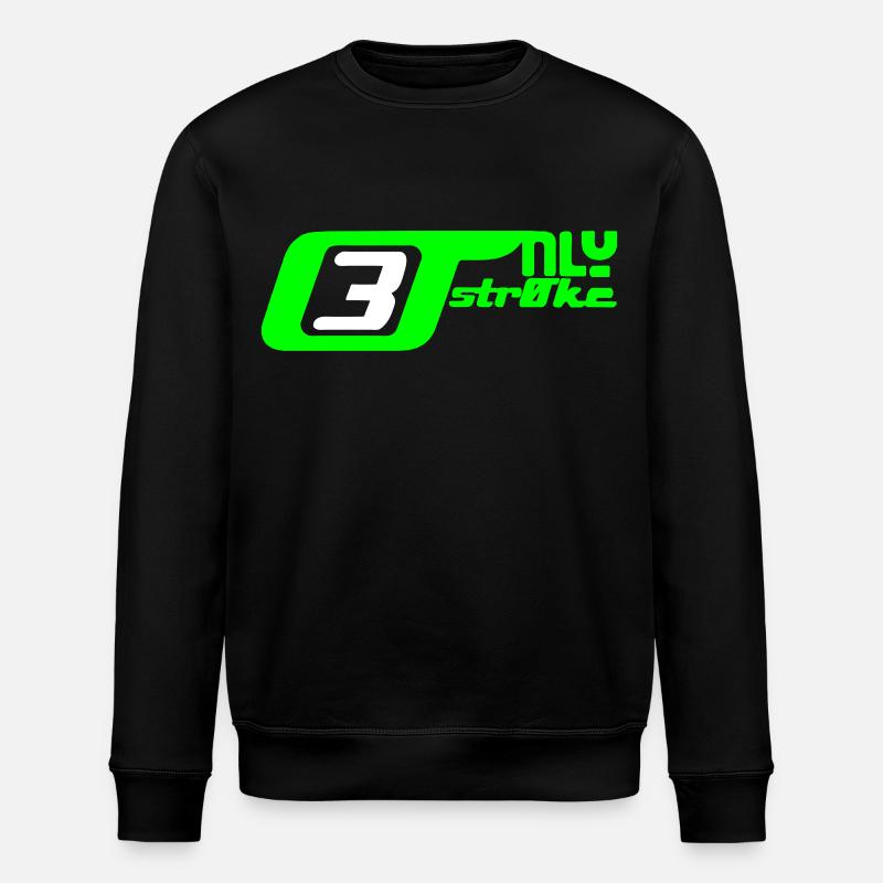 only3stroke - Stanley/Stella Unisex Bio-Sweatshirt ROLLER - Schwarz