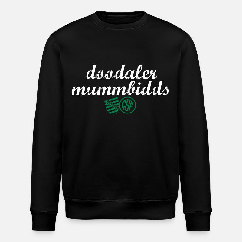 Doodaler Mummbidds - Stanley/Stella Unisex Bio-Sweatshirt ROLLER - Schwarz