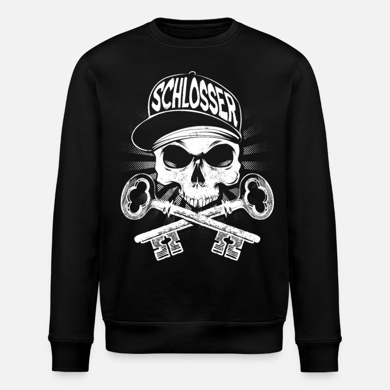 Locksmith - Stanley/Stella ROLLER Unisex Organic Sweatshirt - black