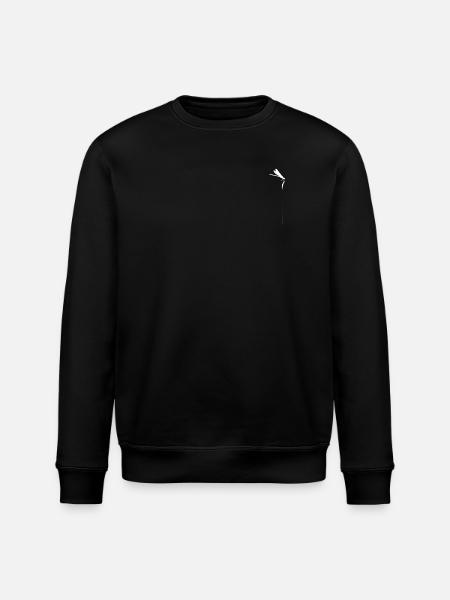 Zen-Libelle – Minimalistischer Kachimushi-Geist - Stanley/Stella Unisex Bio-Sweatshirt ROLLER - Schwarz