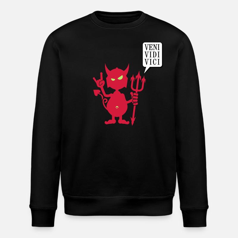 Roches diable rock / diable (2c) - Sweat bio ROLLER Stanley/Stella Unisexe - noir