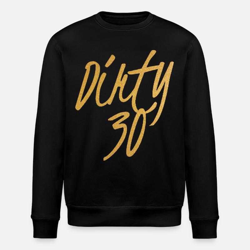 Dirty 30 30e anniversaire - Sweat bio ROLLER Stanley/Stella Unisexe - noir
