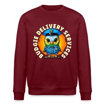 Services de livraison de perruches Éleveur d’oiseaux Amoureux des perruches - Sweat bio ROLLER Stanley/Stella Unisexe - bordeaux - Devant - Nik (191cm)
