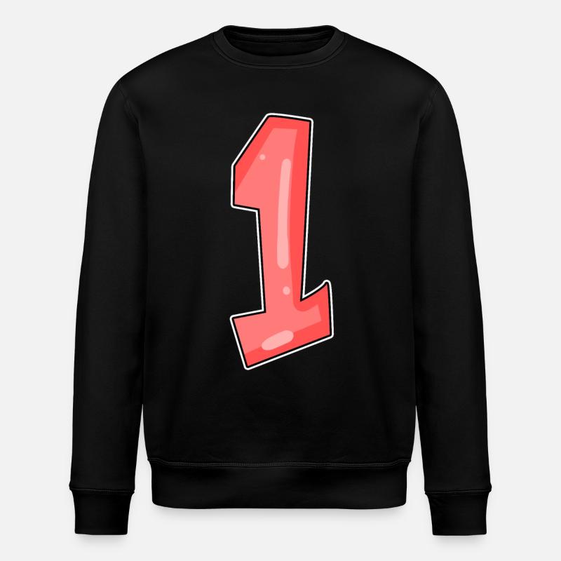 1 rouge - Sweat bio ROLLER Stanley/Stella Unisexe - noir