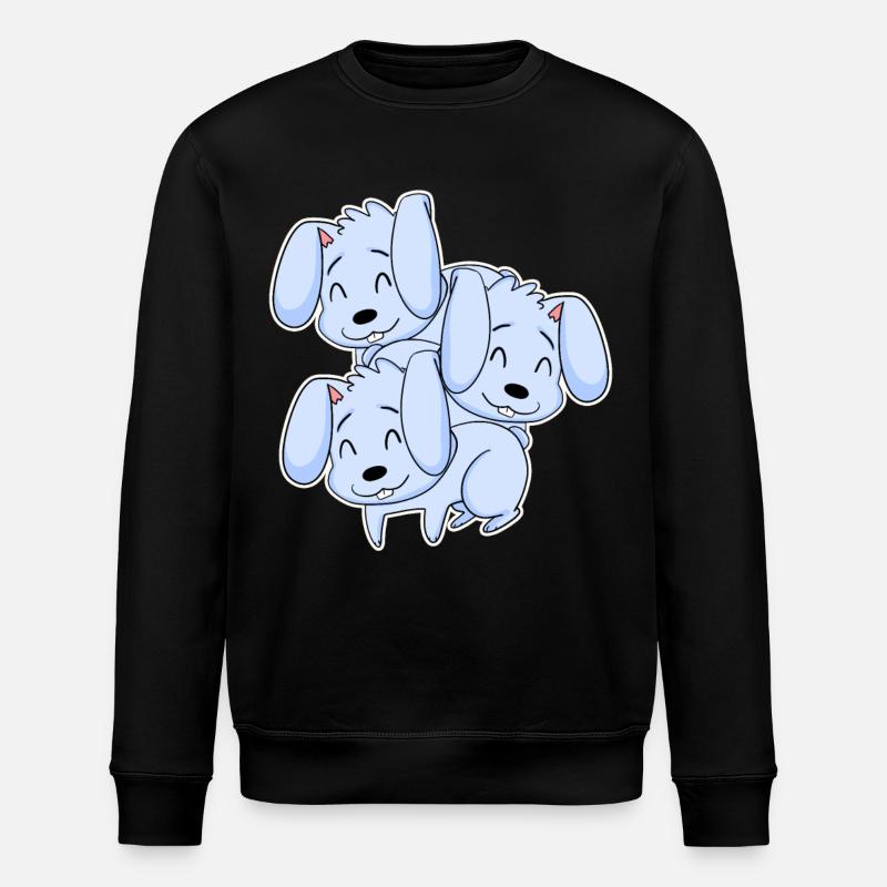 Motif de lapin - Sweat bio ROLLER Stanley/Stella Unisexe - noir