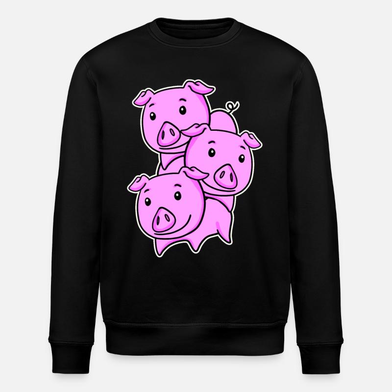Cochons Cochon Cochon - Sweat bio ROLLER Stanley/Stella Unisexe - noir
