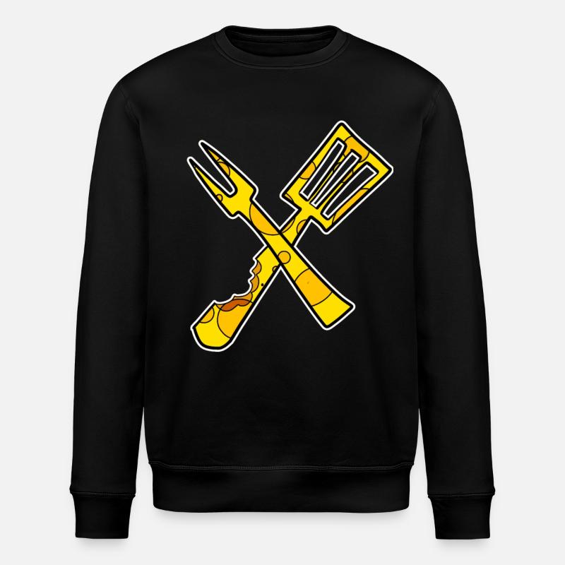 Chef Cooking Restaurant - Stanley/Stella ROLLER Unisex Organic Sweatshirt - black