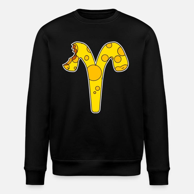 Sternzeichen Widder Symbol - Stanley/Stella Unisex Bio-Sweatshirt ROLLER - Schwarz