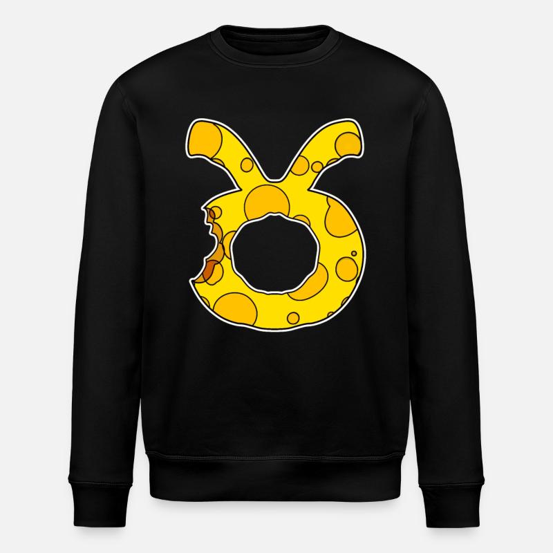 Sternzeichen Stier Symbol - Stanley/Stella Unisex Bio-Sweatshirt ROLLER - Schwarz