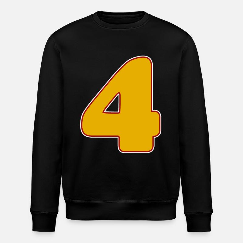 4 - Four - Stanley/Stella ROLLER Unisex Organic Sweatshirt - black