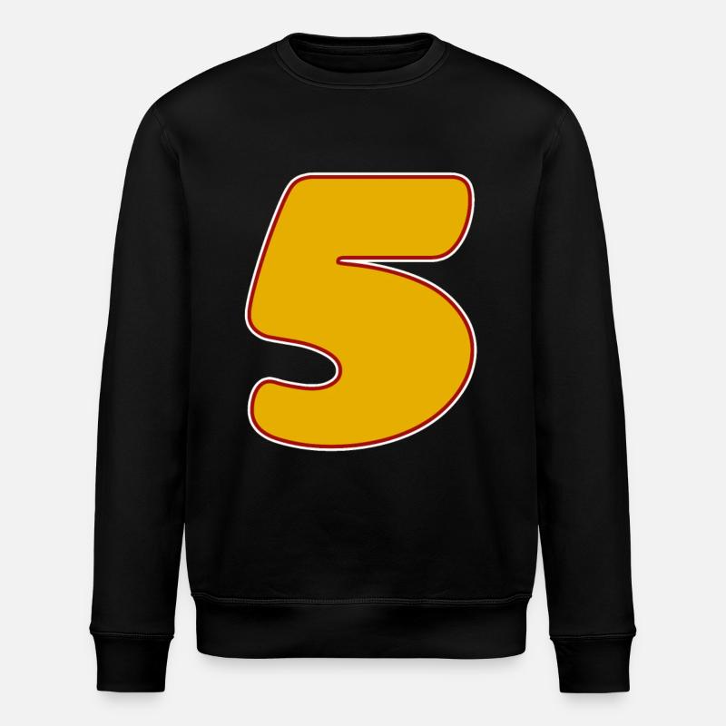 5 - Cinq - Sweat bio ROLLER Stanley/Stella Unisexe - noir