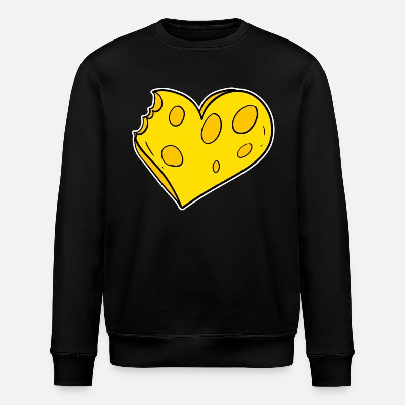 Coeur de fromage - Sweat bio ROLLER Stanley/Stella Unisexe - noir