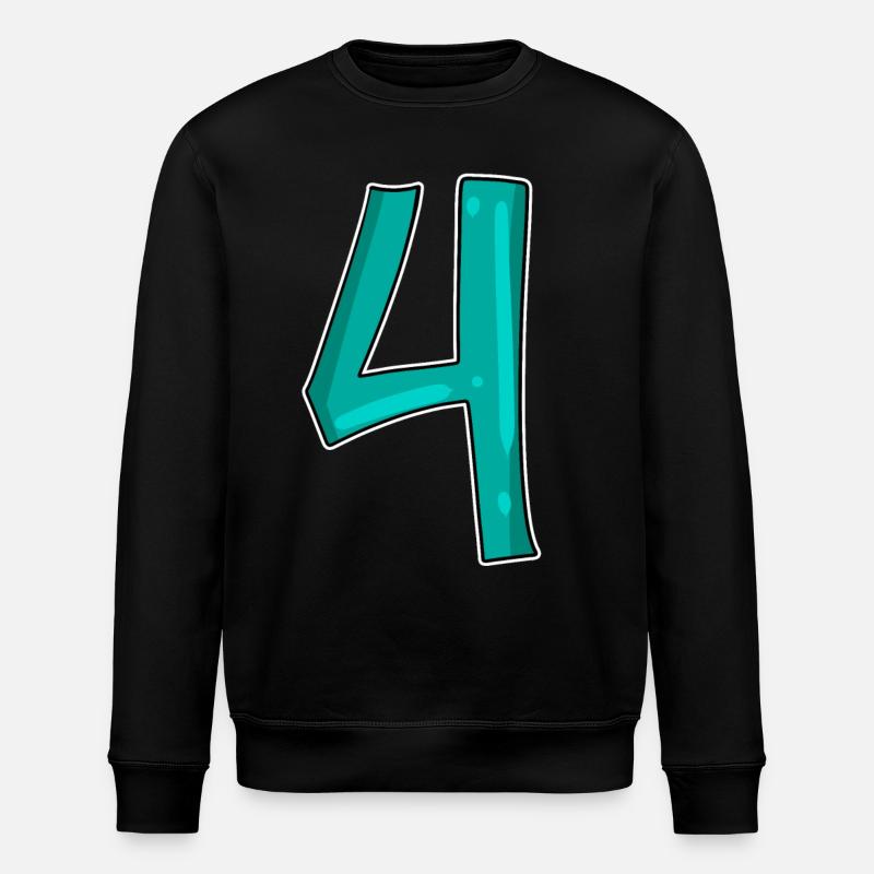 4 - Stanley/Stella ROLLER Unisex Organic Sweatshirt - black