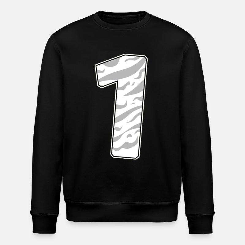 1 - Stanley/Stella ROLLER Unisex Organic Sweatshirt - black