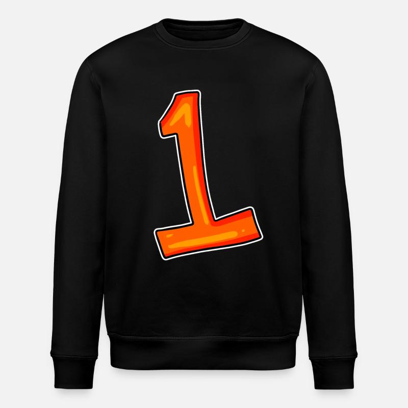 Nummer 1 - Stanley/Stella Unisex Bio-Sweatshirt ROLLER - Schwarz