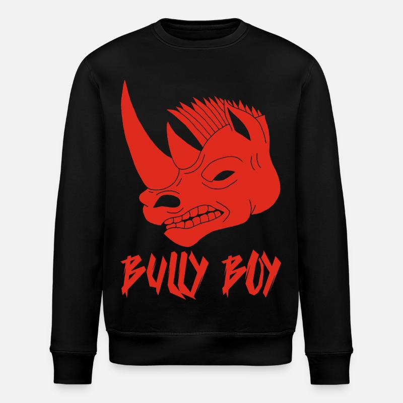 Rotmaulnashornkopf - Stanley/Stella Unisex Bio-Sweatshirt ROLLER - Schwarz