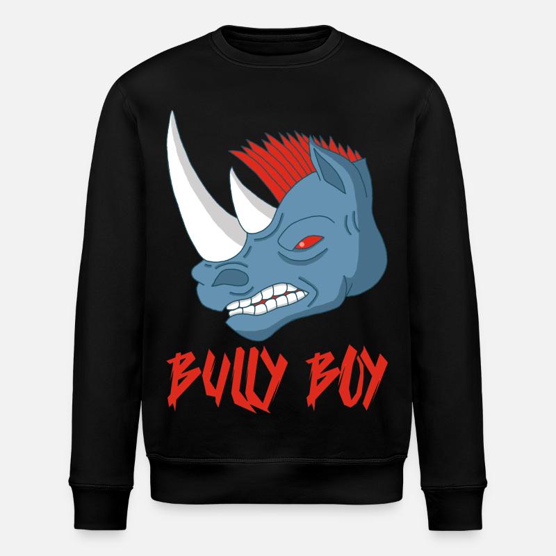 Nashornkopf - Stanley/Stella Unisex Bio-Sweatshirt ROLLER - Schwarz