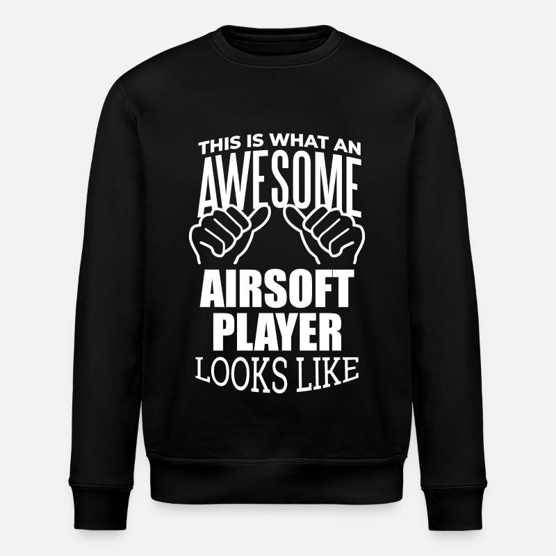 L’airsoft - Sweat bio ROLLER Stanley/Stella Unisexe - noir