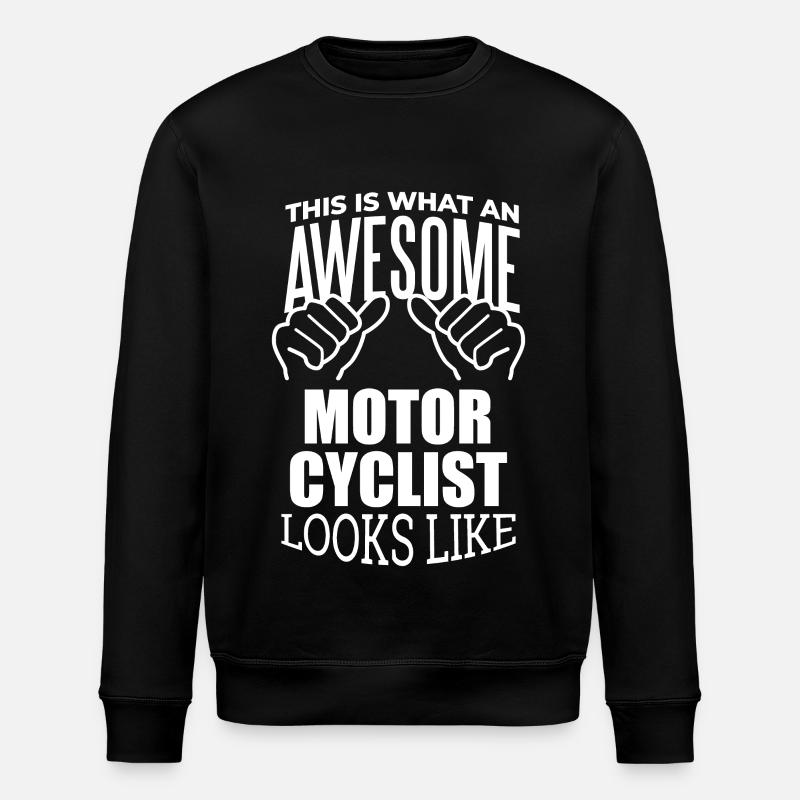 motocyclette - Sweat bio ROLLER Stanley/Stella Unisexe - noir