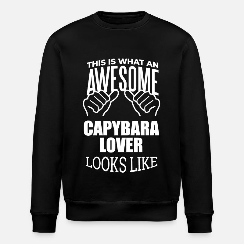 Capybara - Stanley/Stella ROLLER Unisex Organic Sweatshirt - black