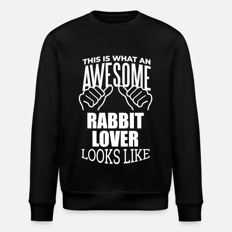 lapin - Sweat bio ROLLER Stanley/Stella Unisexe - noir