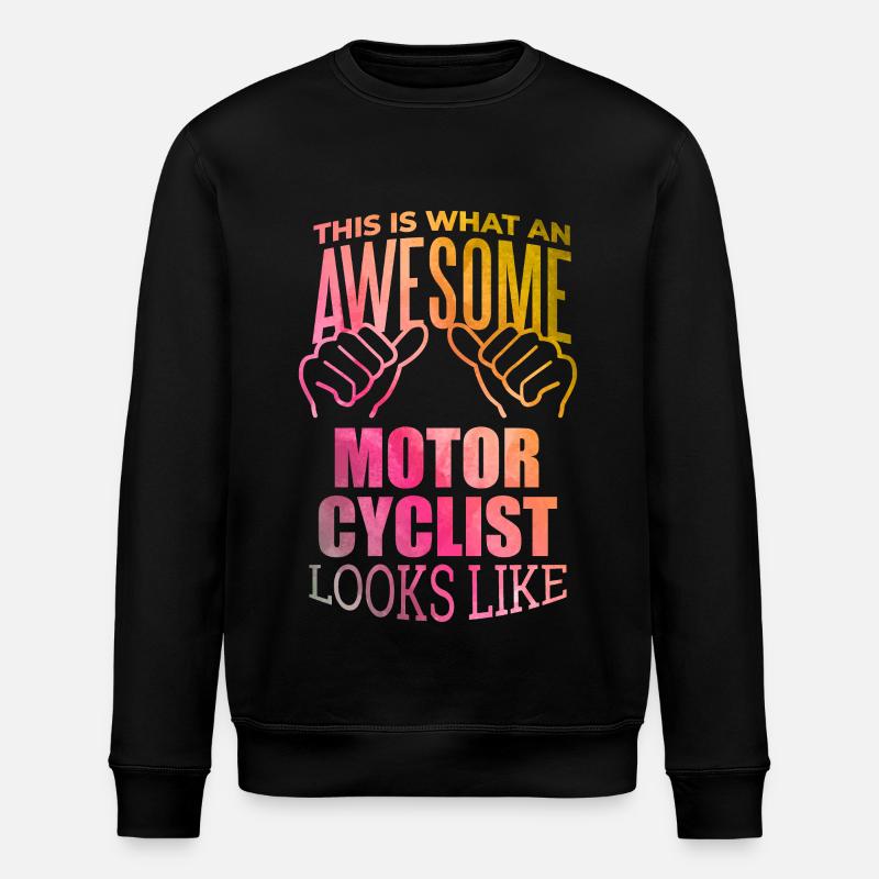 motocyclette - Sweat bio ROLLER Stanley/Stella Unisexe - noir