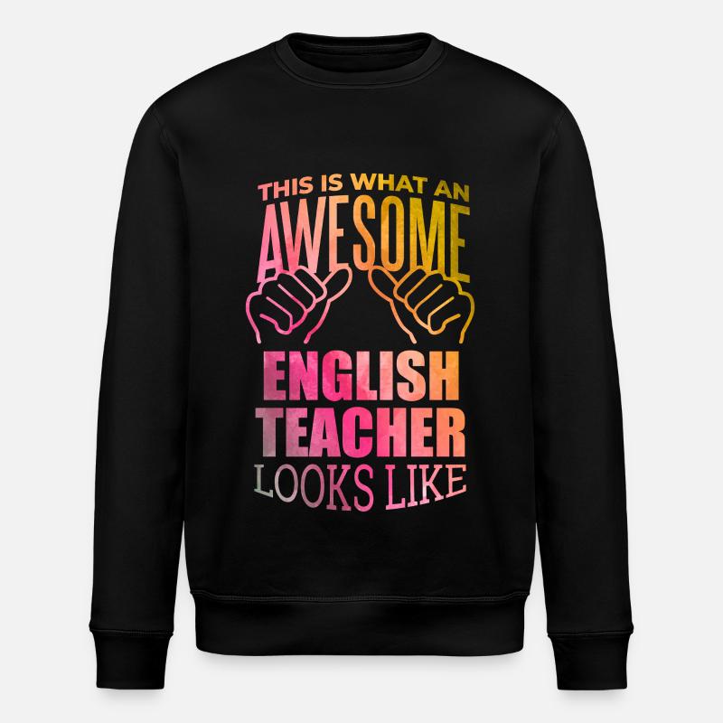 Englisch - Stanley/Stella Unisex Bio-Sweatshirt ROLLER - Schwarz