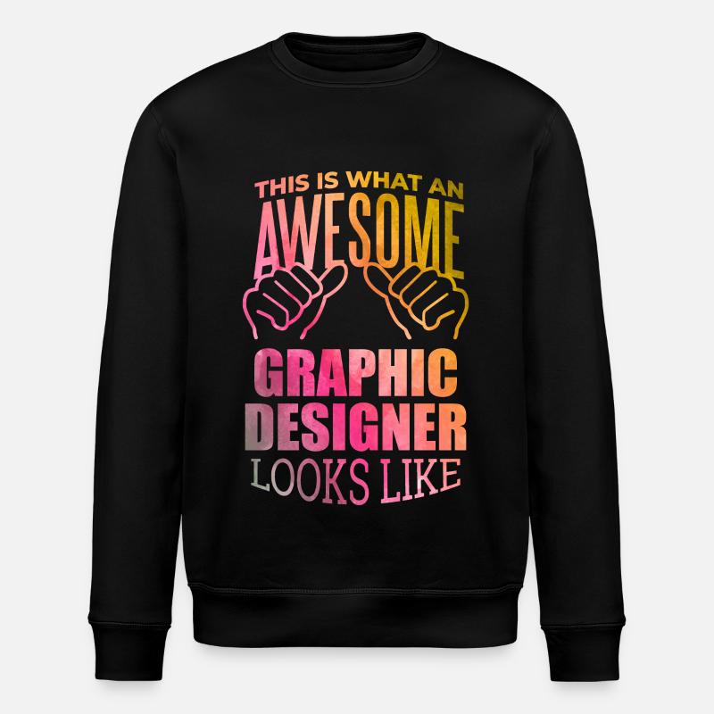 Grafiker - Stanley/Stella Unisex Bio-Sweatshirt ROLLER - Schwarz