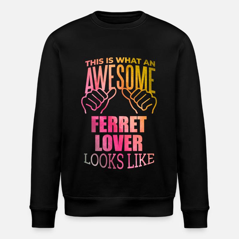 furet - Sweat bio ROLLER Stanley/Stella Unisexe - noir