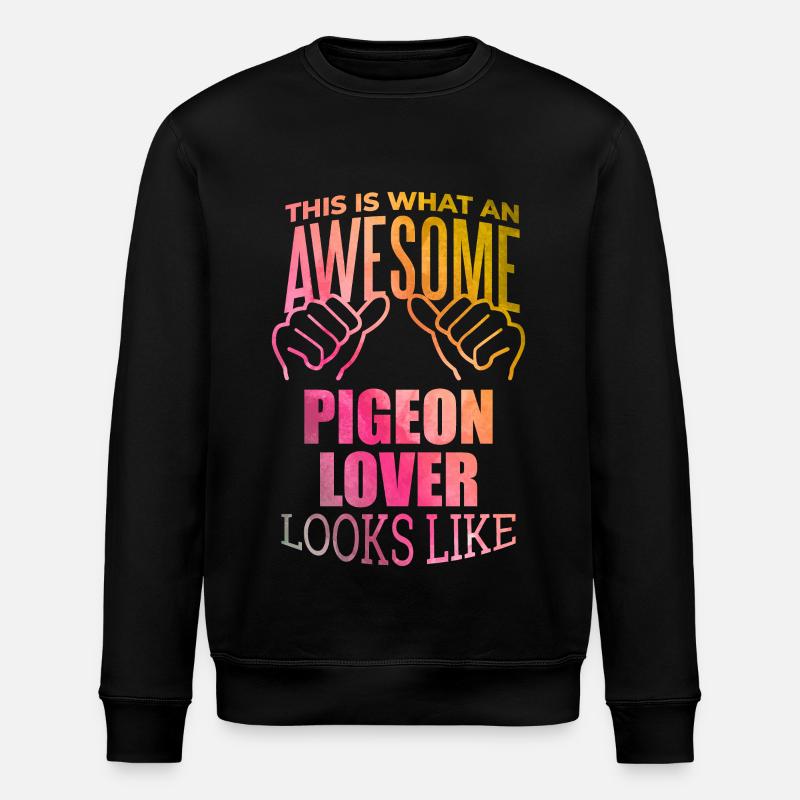 pigeon - Sweat bio ROLLER Stanley/Stella Unisexe - noir