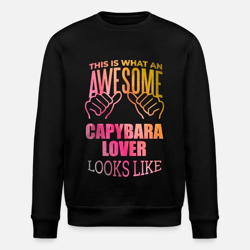 capybara - Sweat bio ROLLER Stanley/Stella Unisexe - noir