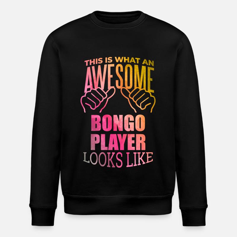 Bongo - Stanley/Stella ROLLER Unisex Organic Sweatshirt - black
